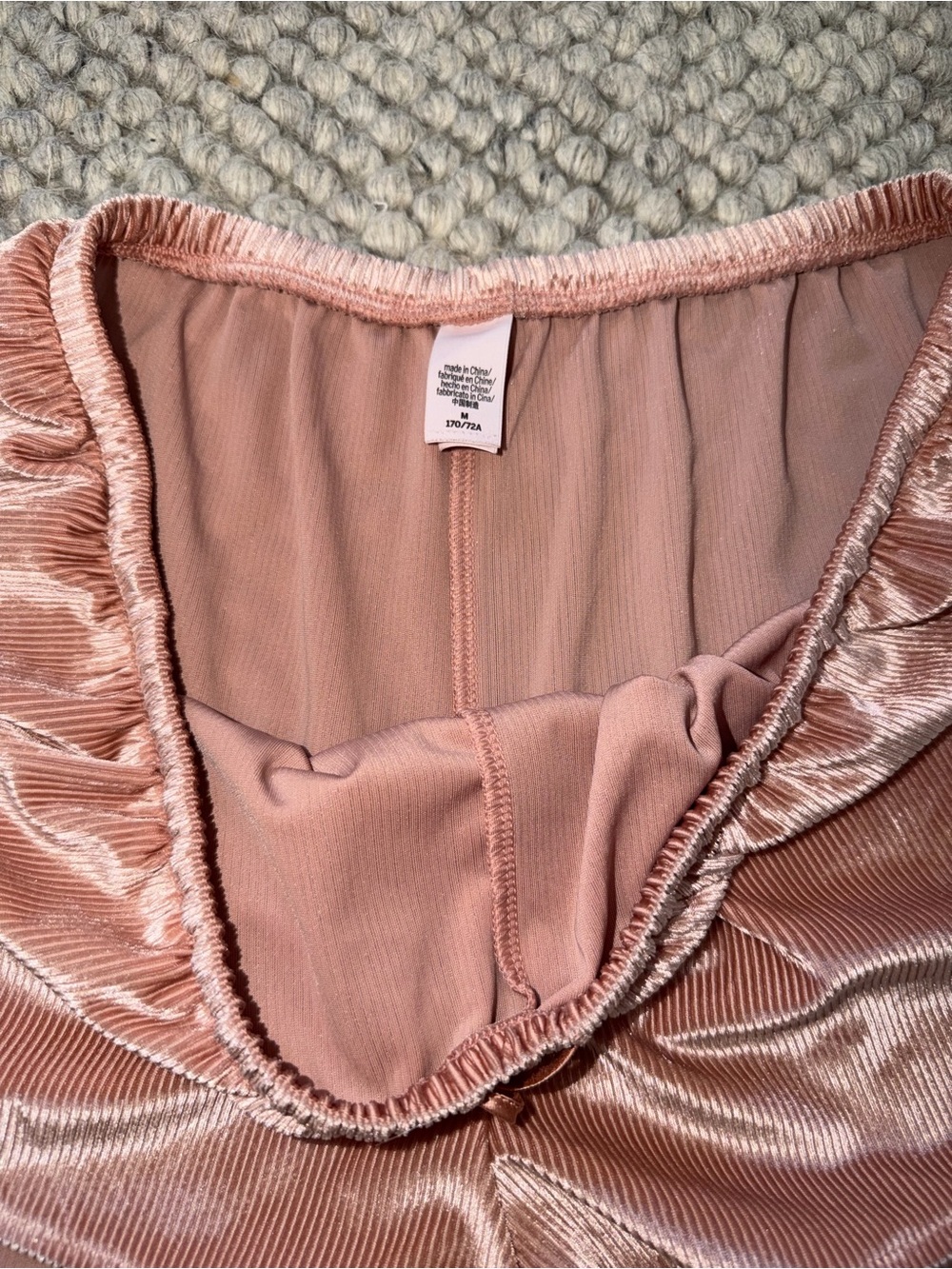 Victoria Secret Velvet Rib Shorts - Picture 3 of 4